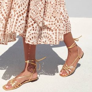 Gold Sandals